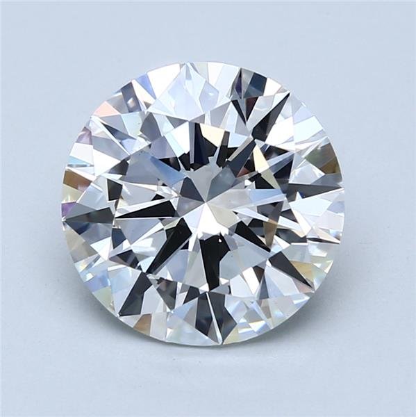 3.83ct E VS2 Rare Carat Ideal Cut Round Lab Grown Diamond