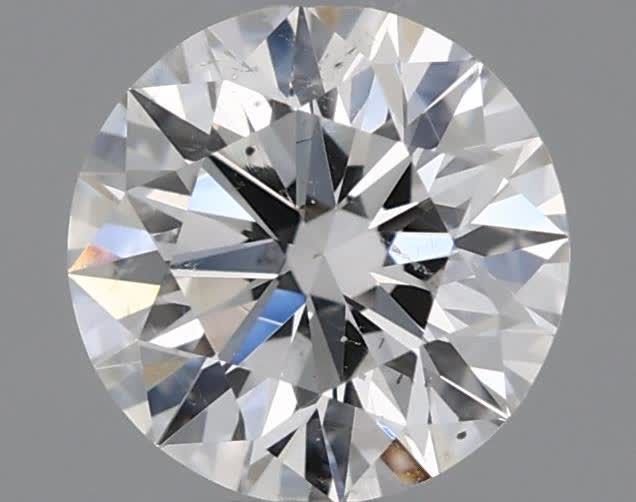 0.59ct F SI2 Rare Carat Ideal Cut Round Diamond