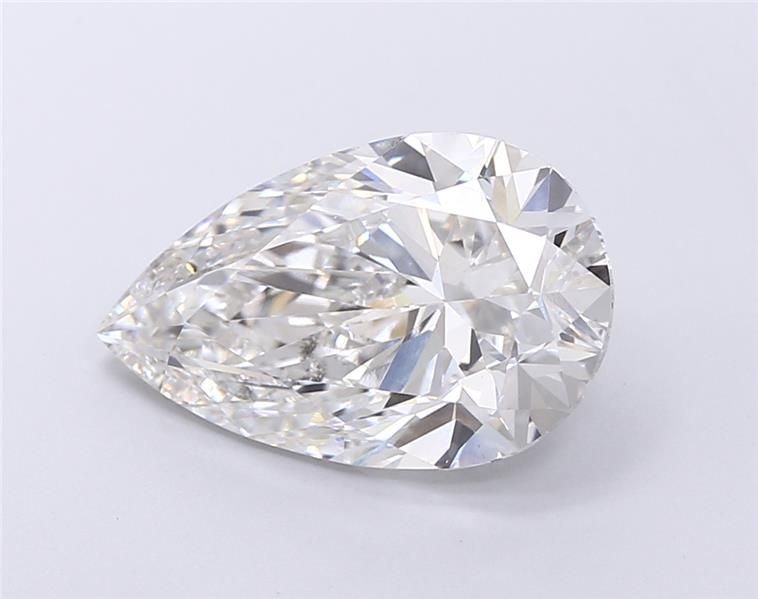 5.00ct F VS2 Very Good Cut Pear Lab Grown Diamond