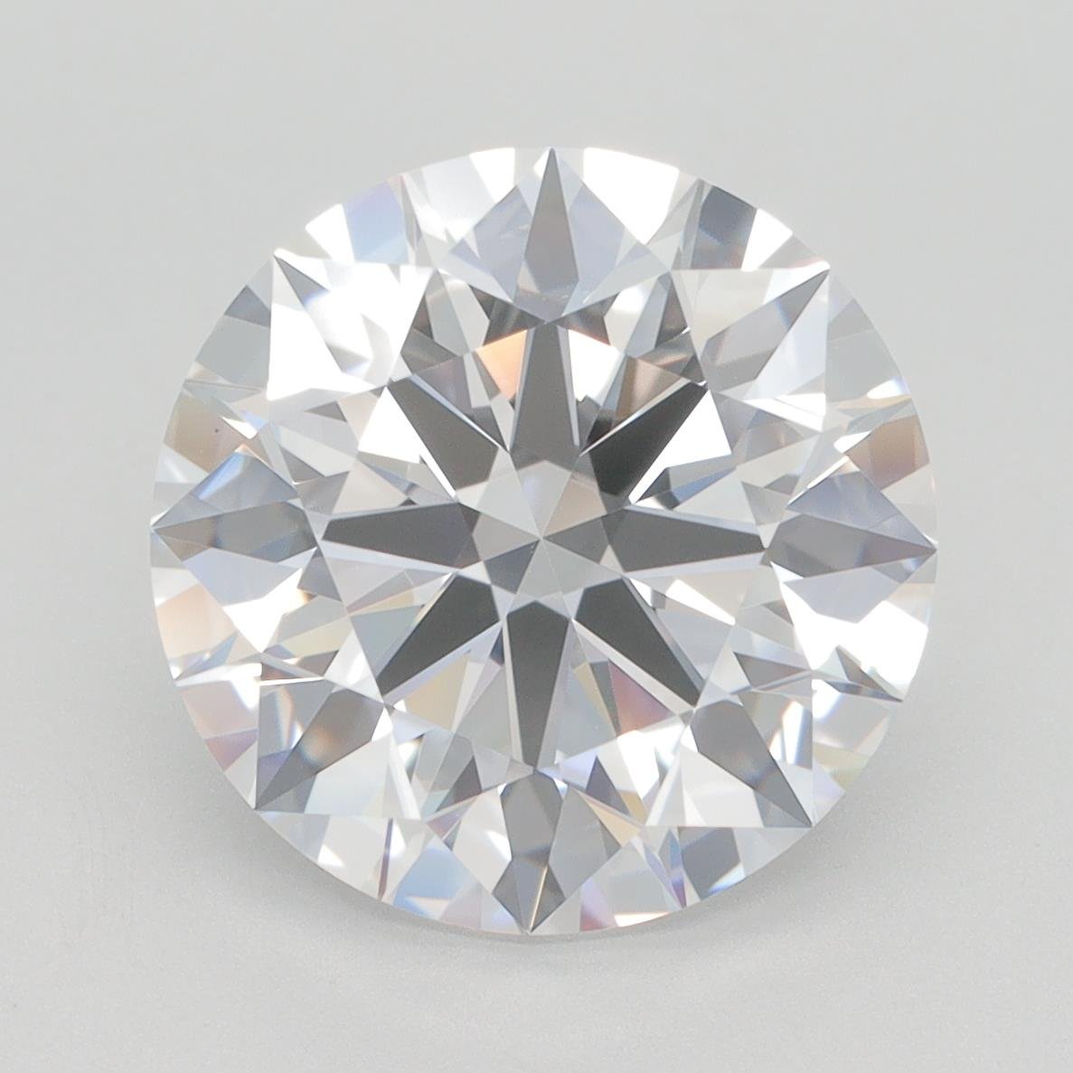 5.64ct E VVS1 Rare Carat Ideal Cut Round Lab Grown Diamond