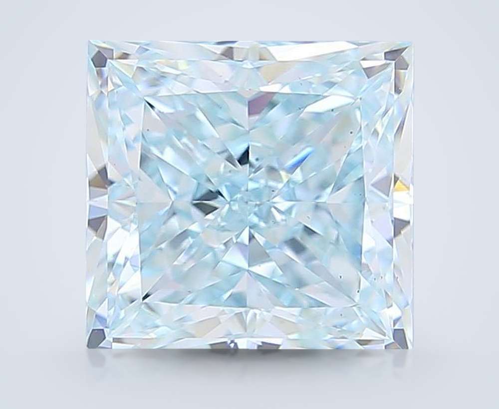 5.00 Ct. Fancy Green Princess Lab Diamond