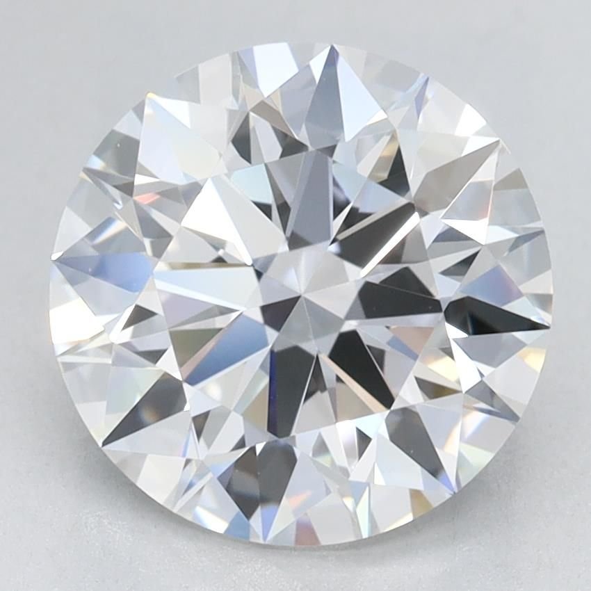 2.38ct D VVS1 Rare Carat Ideal Cut Round Lab Grown Diamond