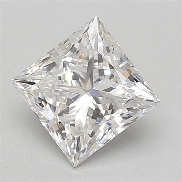 2.25ct D VVS2 Rare Carat Ideal Cut Princess Lab Grown Diamond