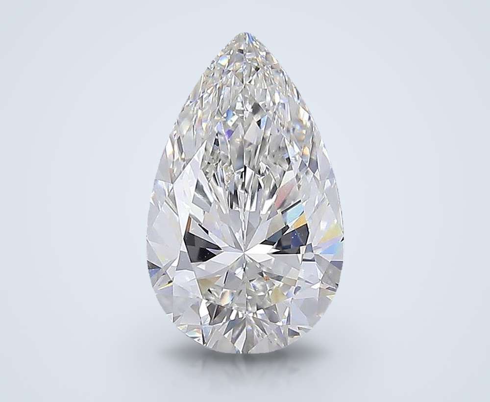 5.59 Carat Pear Lab Diamond