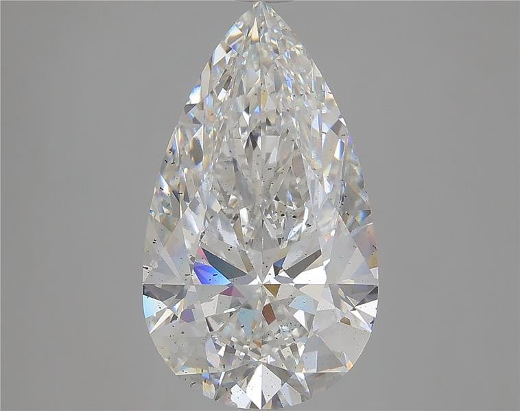 5.12ct F SI2 Rare Carat Ideal Cut Pear Lab Grown Diamond