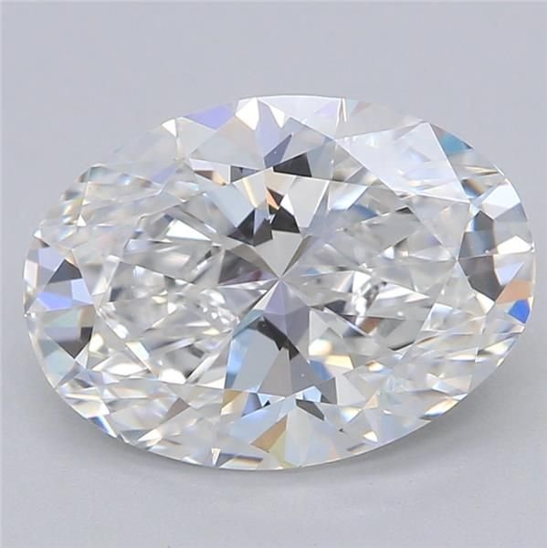 1.77ct D VVS2 Rare Carat Ideal Cut Oval Lab Grown Diamond