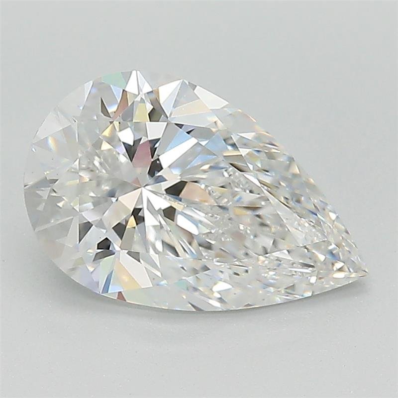 2.02ct E VS1 Rare Carat Ideal Cut Pear Lab Grown Diamond