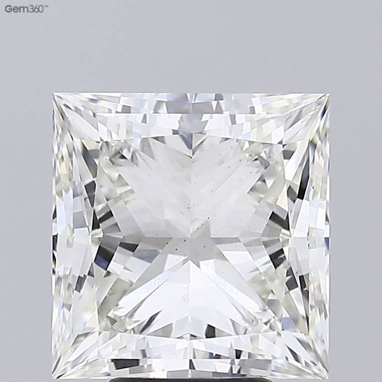 6.05ct G VS1 Rare Carat Ideal Cut Princess Lab Grown Diamond