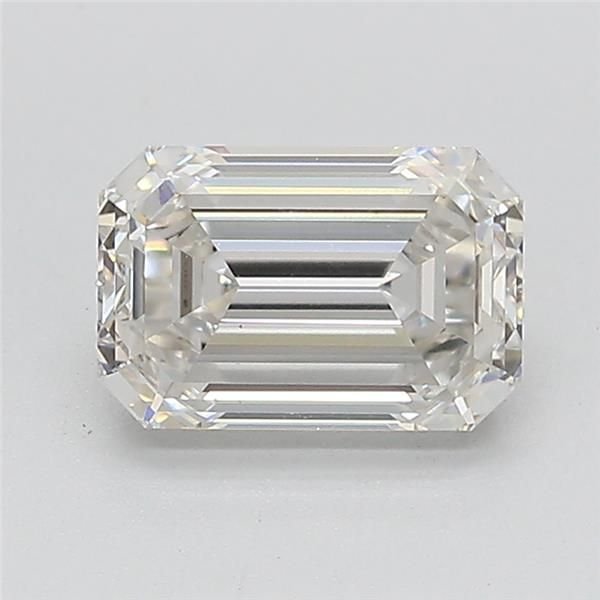 1.58ct G VVS2 Excellent Cut Emerald Lab Grown Diamond