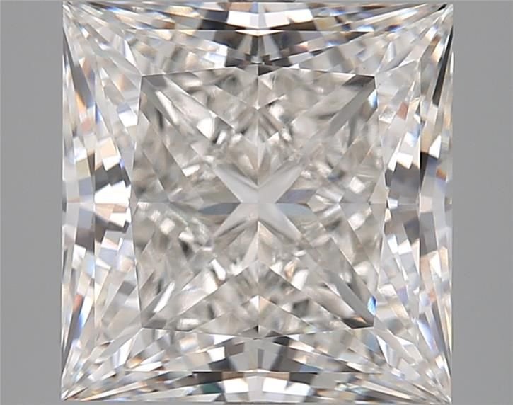 7.12ct G VVS2 Rare Carat Ideal Cut Princess Lab Grown Diamond