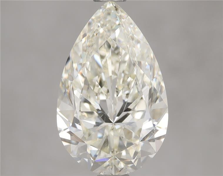 2.51ct J VS2 Rare Carat Ideal Cut Pear Diamond