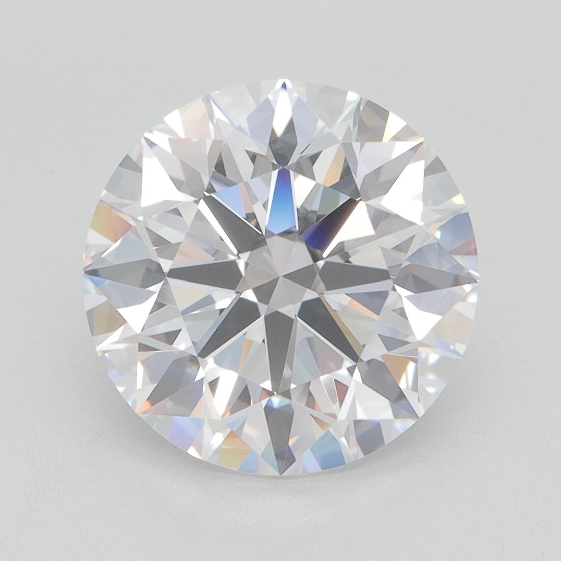 4.28ct E VVS1 Rare Carat Ideal Cut Round Lab Grown Diamond