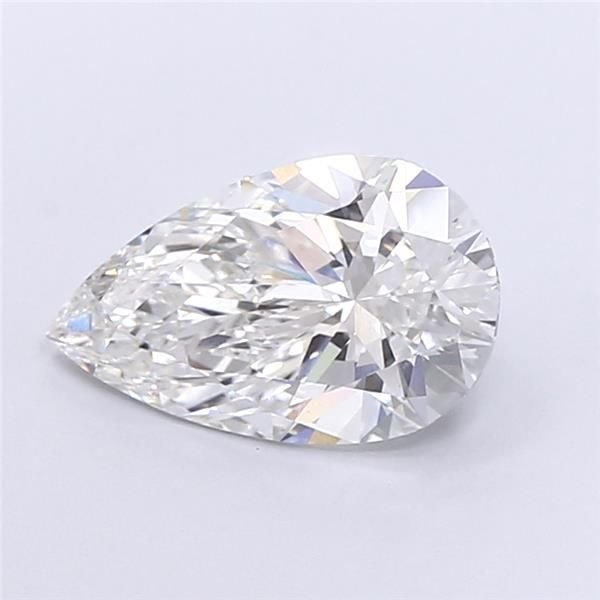 3.04ct F VS1 Rare Carat Ideal Cut Pear Lab Grown Diamond