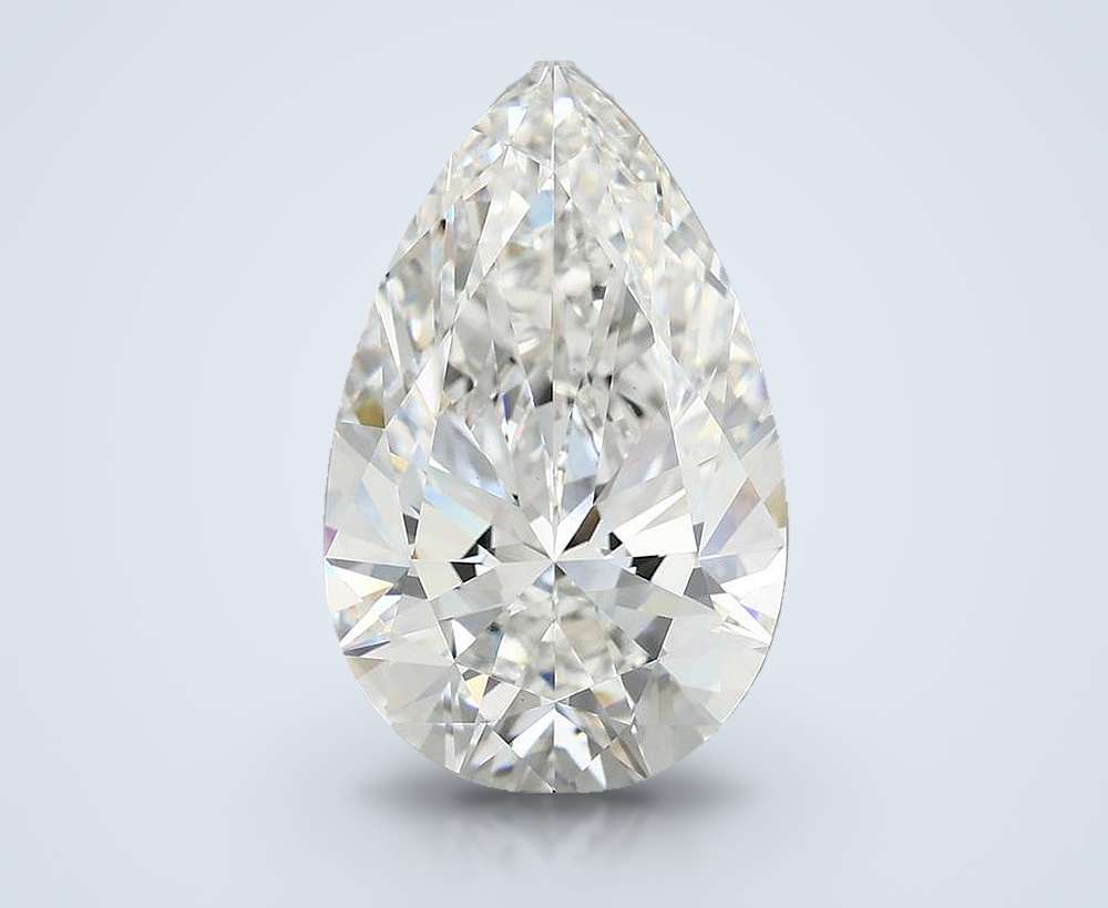 5.79 Carat Pear Lab Diamond