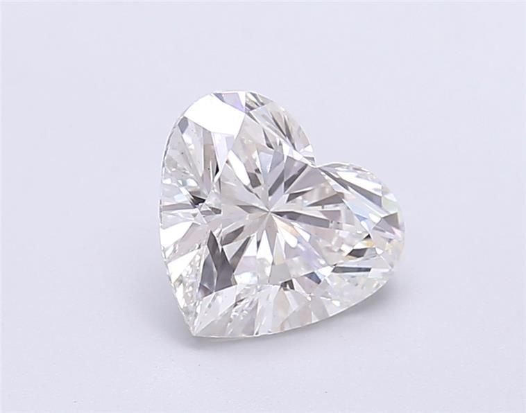 1.57ct F VS2 Rare Carat Ideal Cut Heart Lab Grown Diamond