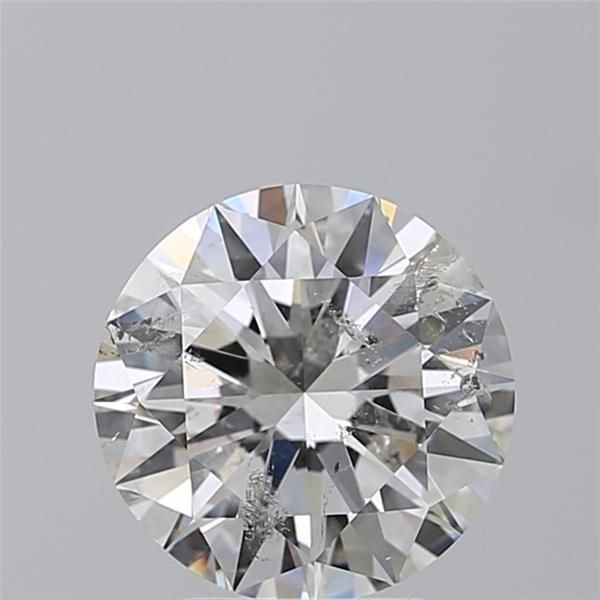 3.03ct G SI2 Rare Carat Ideal Cut Round Diamond