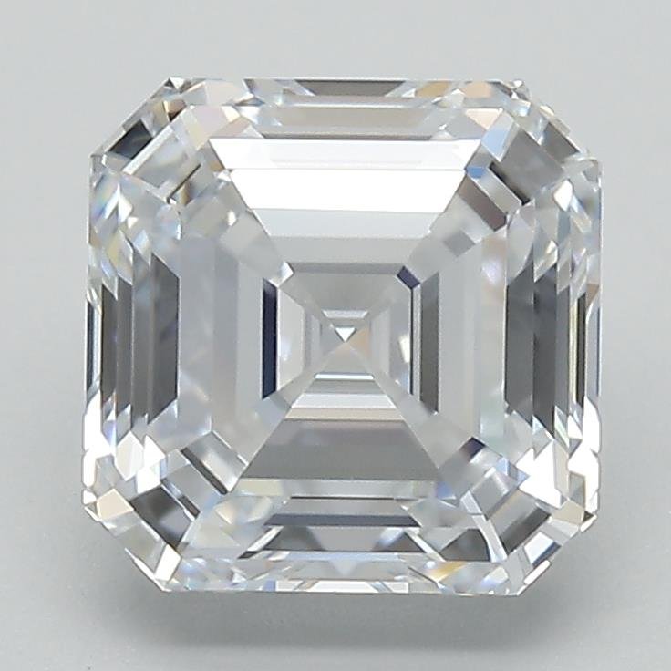 3.05ct F VS1 Rare Carat Ideal Cut Asscher Lab Grown Diamond