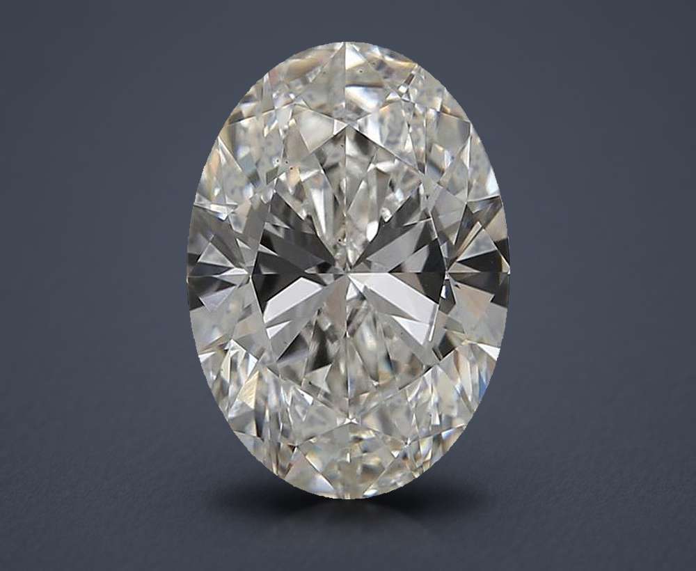 1.71 Carat Oval Lab Diamond