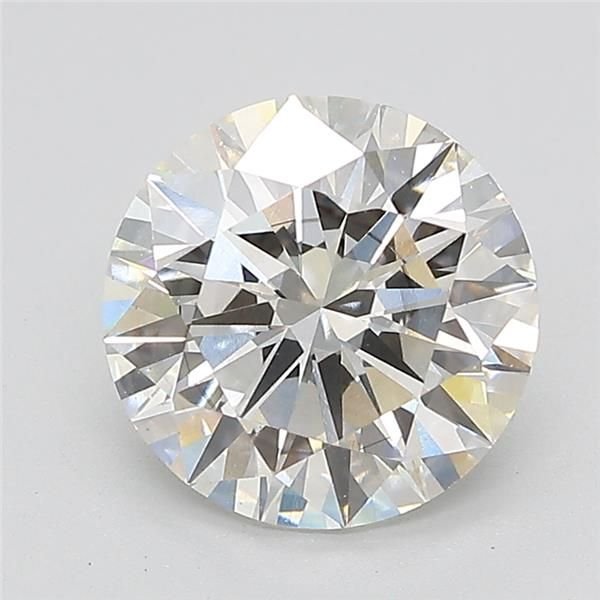 2.51ct F SI1 Rare Carat Ideal Cut Round Lab Grown Diamond