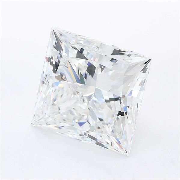 7.09ct F VS1 Rare Carat Ideal Cut Princess Lab Grown Diamond