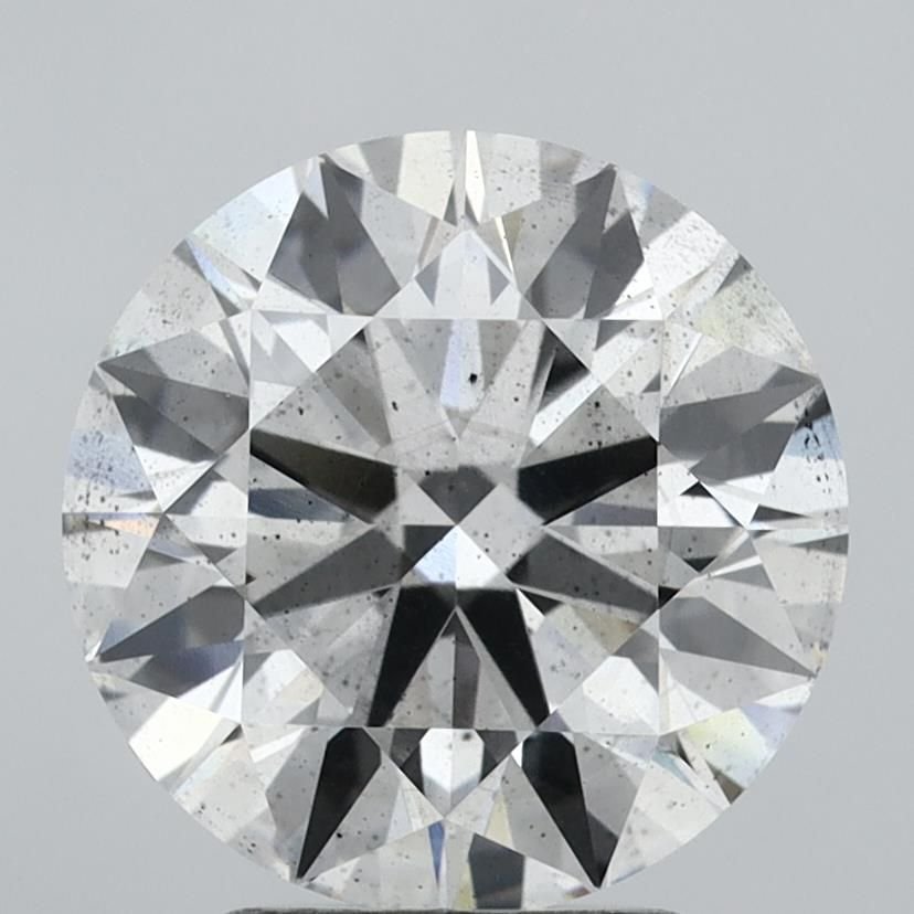 3.76ct I SI2 Rare Carat Ideal Cut Round Lab Grown Diamond