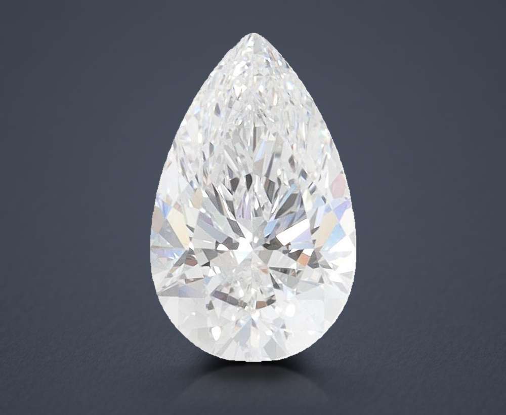 1.28 Carat Pear Lab Diamond