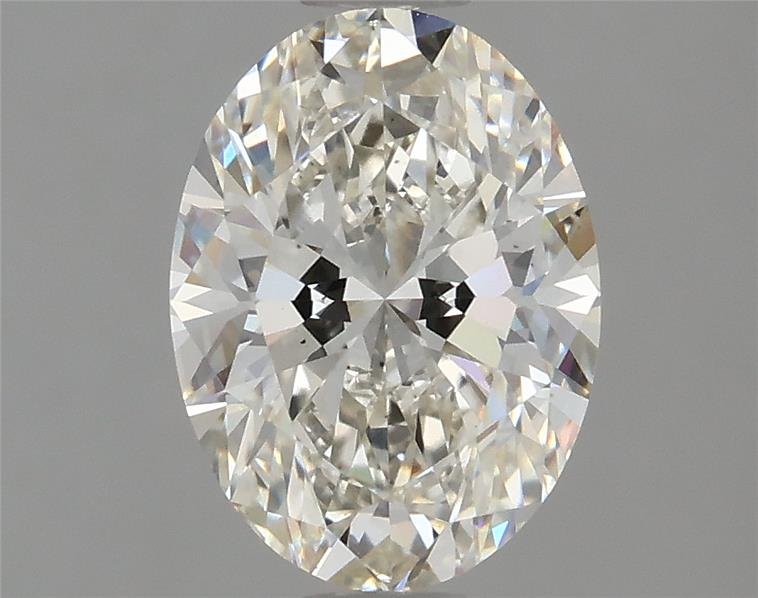 1.28ct H VS2 Rare Carat Ideal Cut Oval Lab Grown Diamond