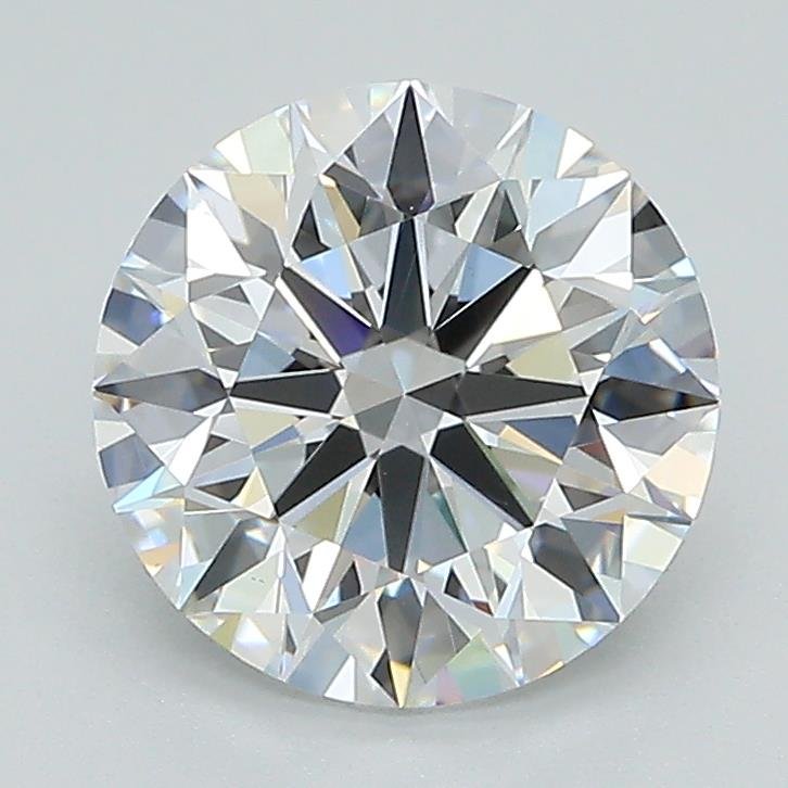 2.08ct D VS2 Rare Carat Ideal Cut Round Lab Grown Diamond