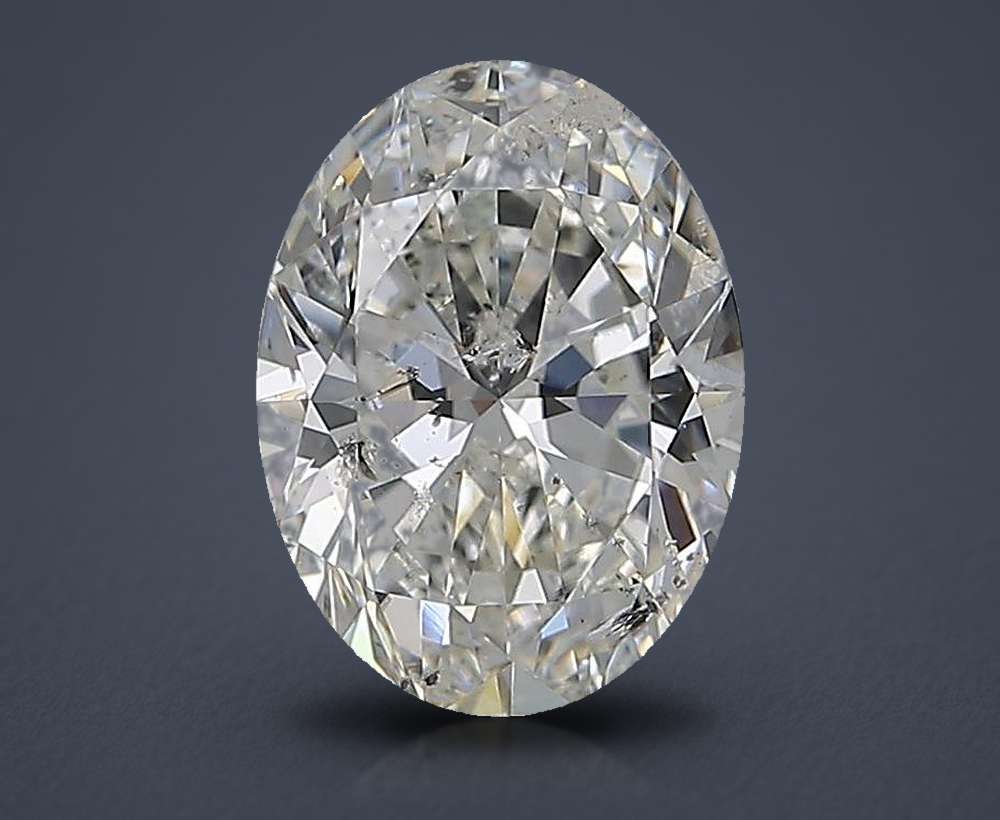 2.50 Carat Oval Natural Diamond