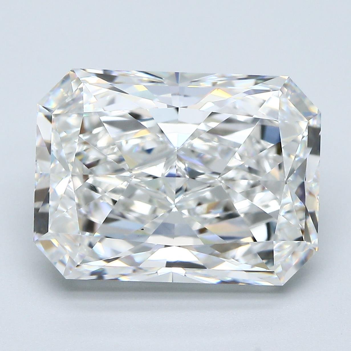9.51ct F VS2 Rare Carat Ideal Cut Radiant Diamond