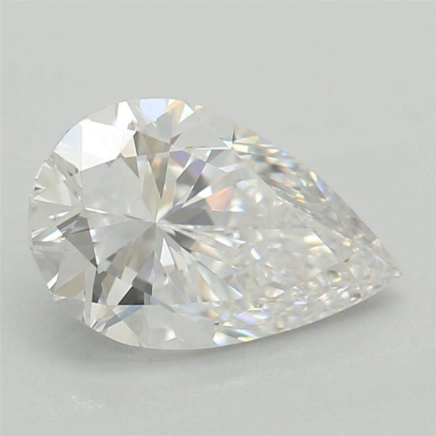 1.04ct D VVS2 Very Good Cut Pear Lab Grown Diamond