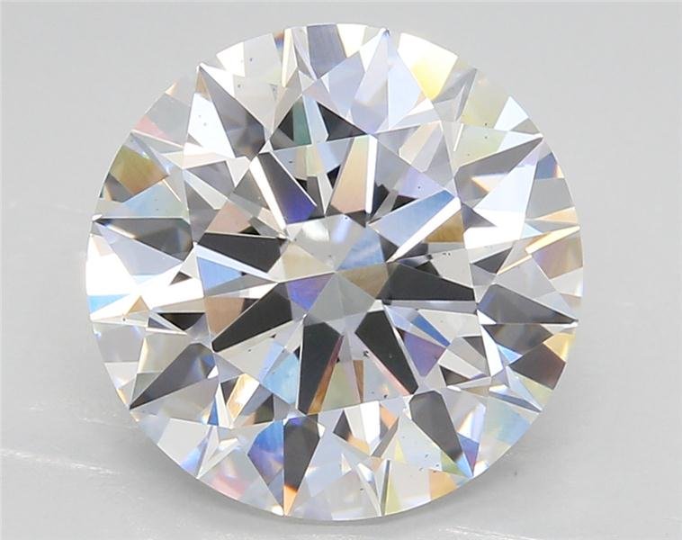 6.06ct D VS2 Rare Carat Ideal Cut Round Lab Grown Diamond