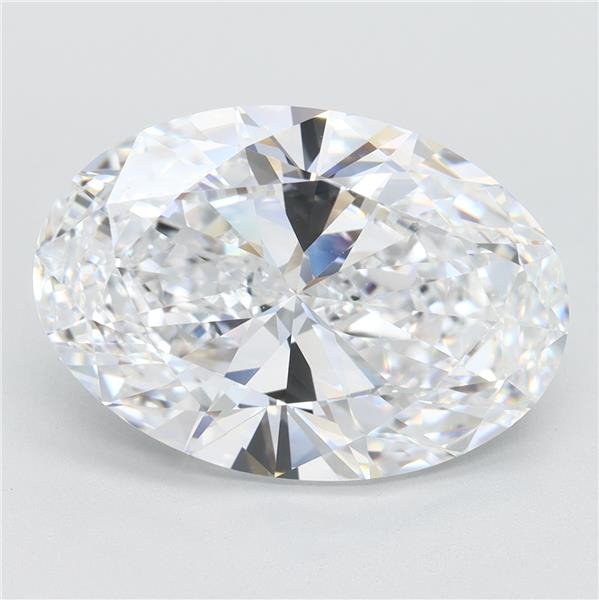 25.50ct E VVS2 Rare Carat Ideal Cut Oval Lab Grown Diamond