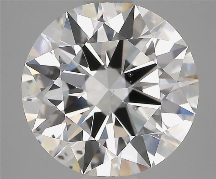 3.01ct G SI1 Rare Carat Ideal Cut Round Diamond