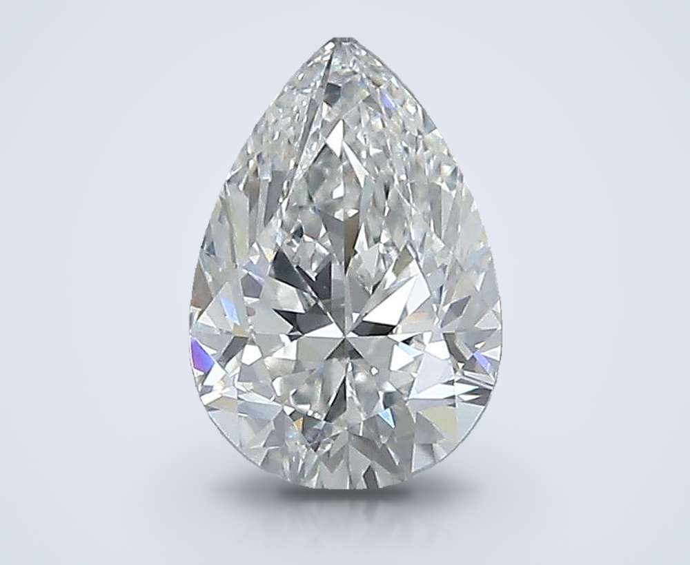 1.00 Carat Pear Natural Diamond