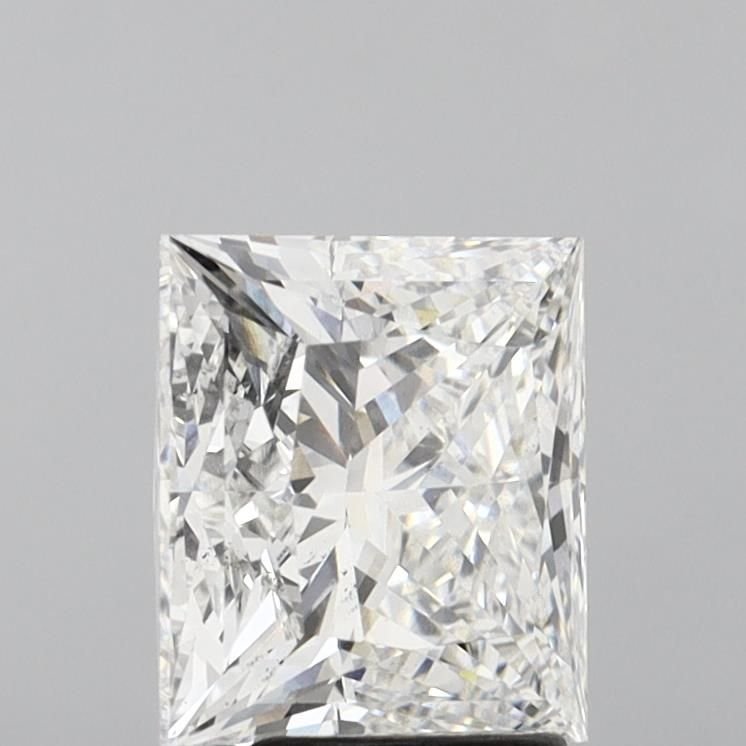 3.50ct E VS2 Rare Carat Ideal Cut Princess Lab Grown Diamond