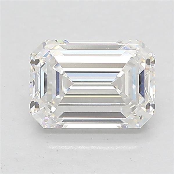 1.28ct E VS1 Rare Carat Ideal Cut Emerald Lab Grown Diamond