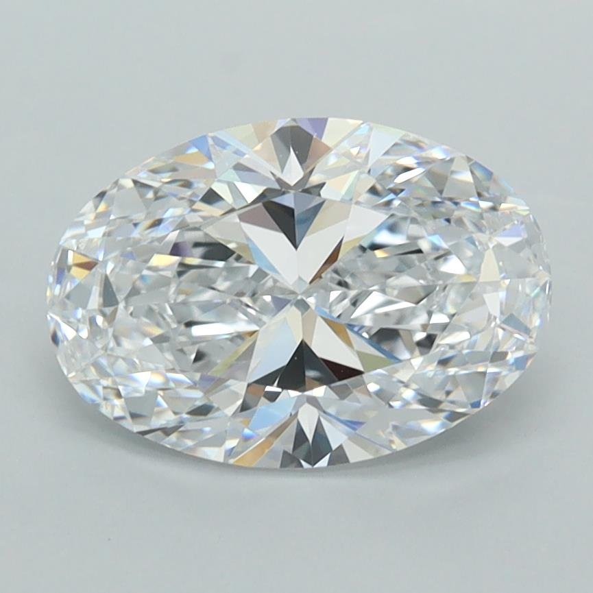 2.02ct D VVS1 Rare Carat Ideal Cut Oval Lab Grown Diamond