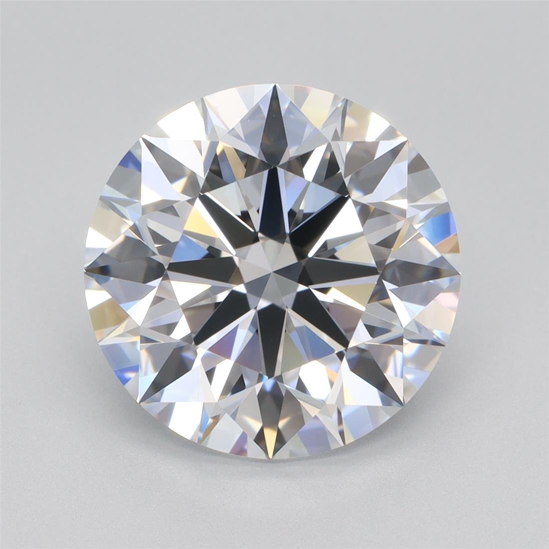 3.77ct D VVS2 Rare Carat Ideal Cut Round Lab Grown Diamond