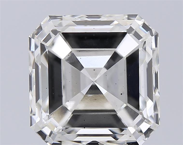 6.01ct F VS2 Very Good Cut Asscher Lab Grown Diamond