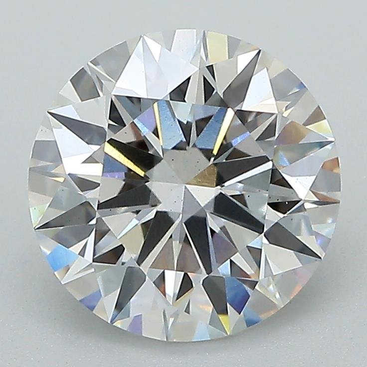 2.59ct E VS2 Rare Carat Ideal Cut Round Lab Grown Diamond