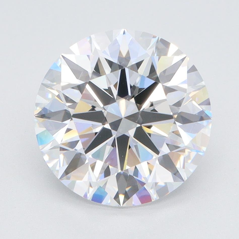 3.29ct E VS1 Rare Carat Ideal Cut Round Lab Grown Diamond