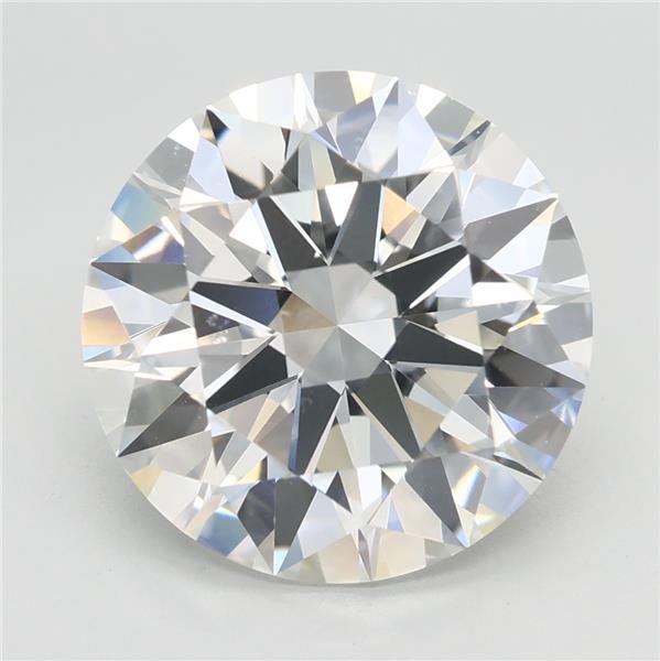 5.02ct F VVS2 Rare Carat Ideal Cut Round Lab Grown Diamond