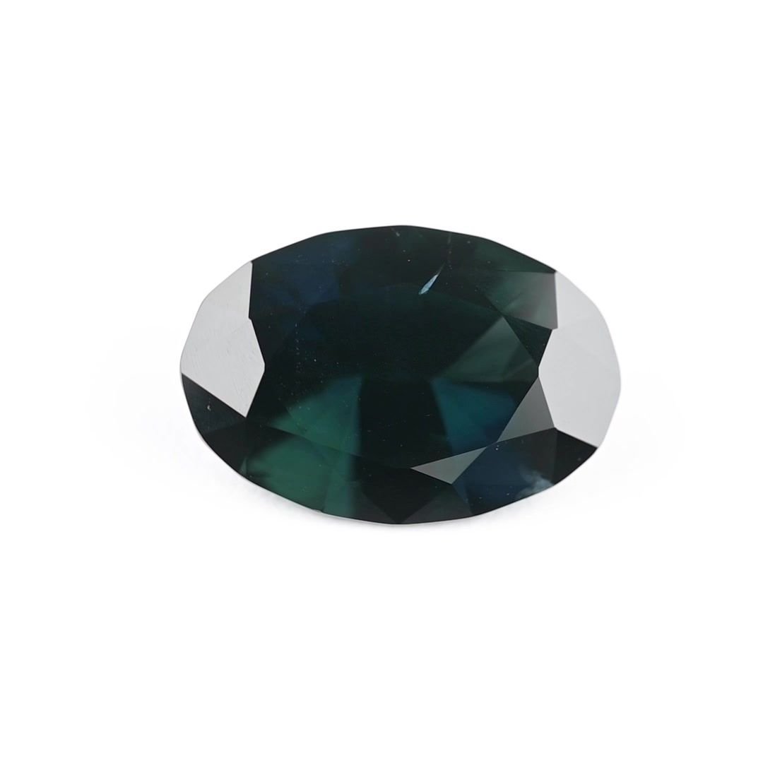 10.60 Carat Blue Oval Sapphire