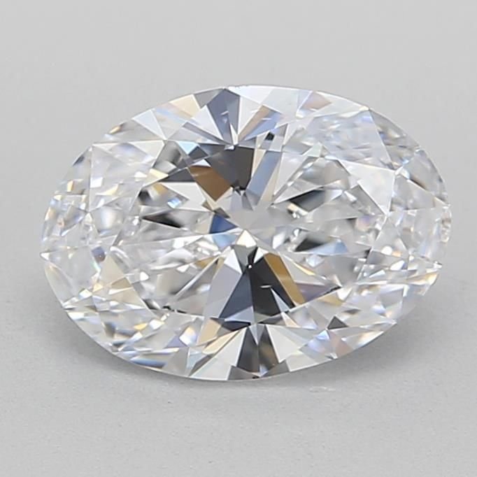 0.96ct D VS1 Rare Carat Ideal Cut Oval Lab Grown Diamond