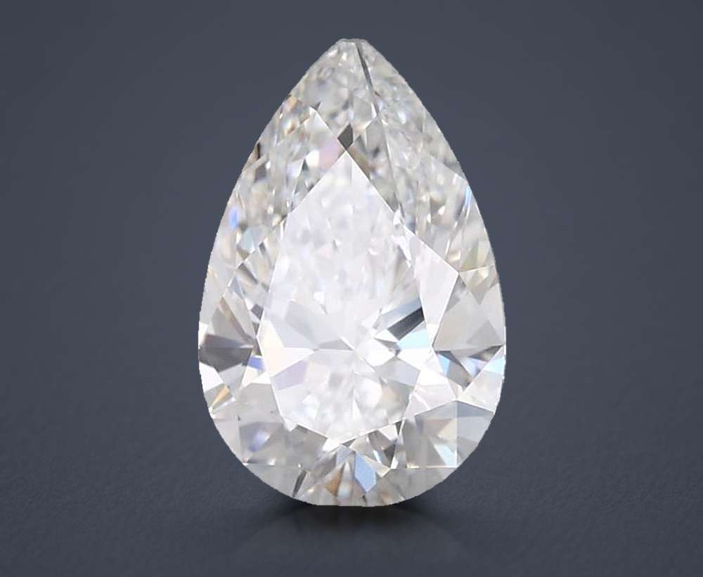 1.53 Carat Pear Lab Diamond