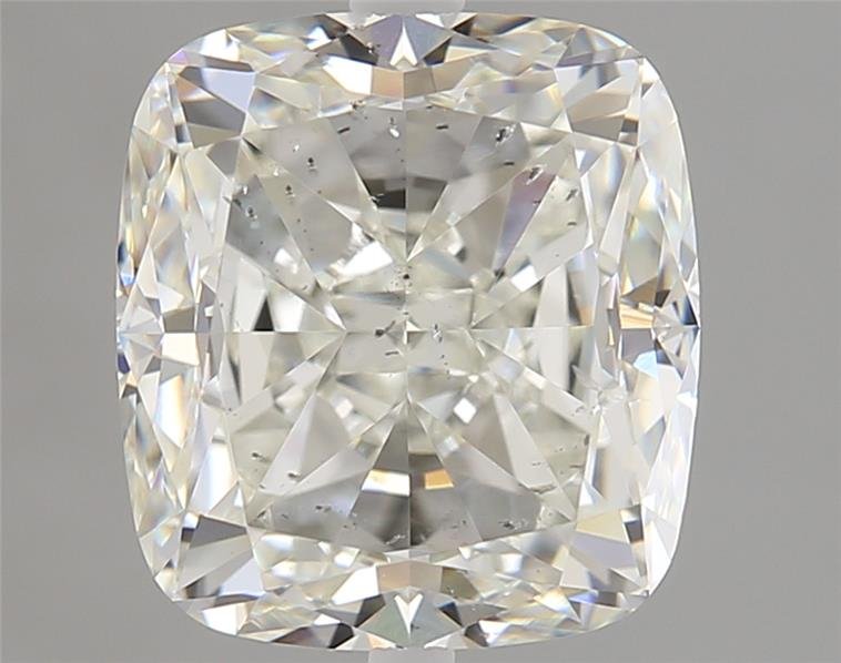 2.51ct J SI1 Very Good Cut Cushion Diamond