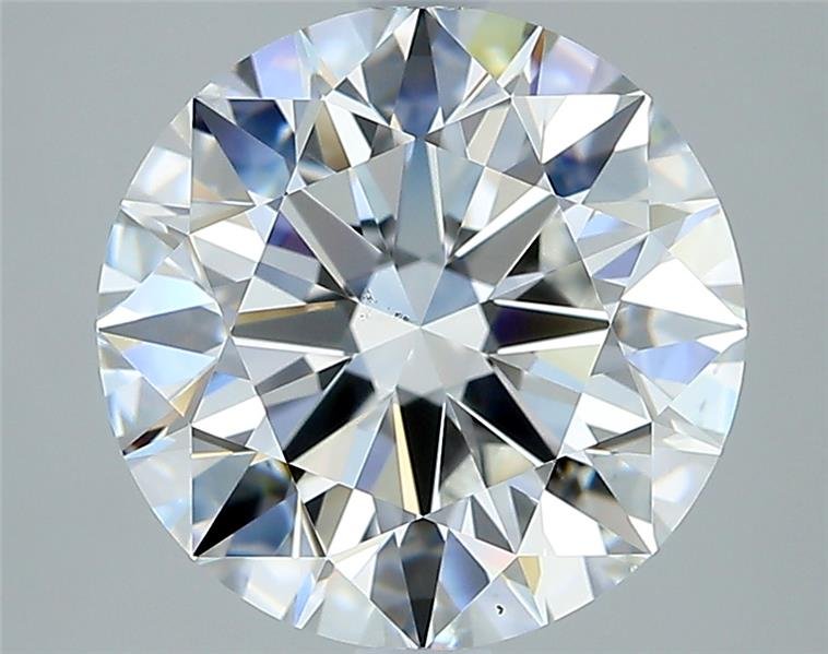 3.50ct F VS2 Rare Carat Ideal Cut Round Diamond