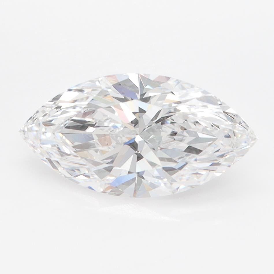 1.51ct D VVS2 Rare Carat Ideal Cut Marquise Lab Grown Diamond