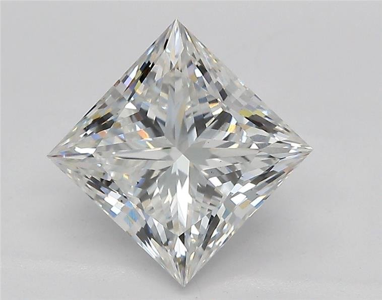 2.01ct E VS2 Rare Carat Ideal Cut Princess Lab Grown Diamond